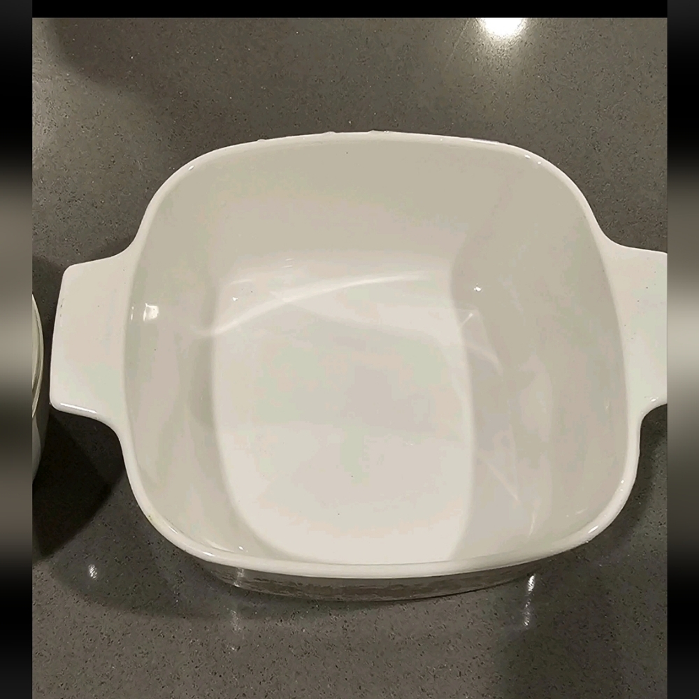 CorningWare White Cookware with Floral Design - Picture 2 of 3